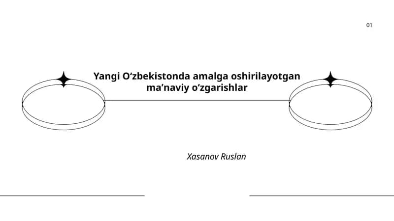Yangi Oʻzbekistonda amalga oshirilayotgan maʼnaviy oʻzgarishlar 1