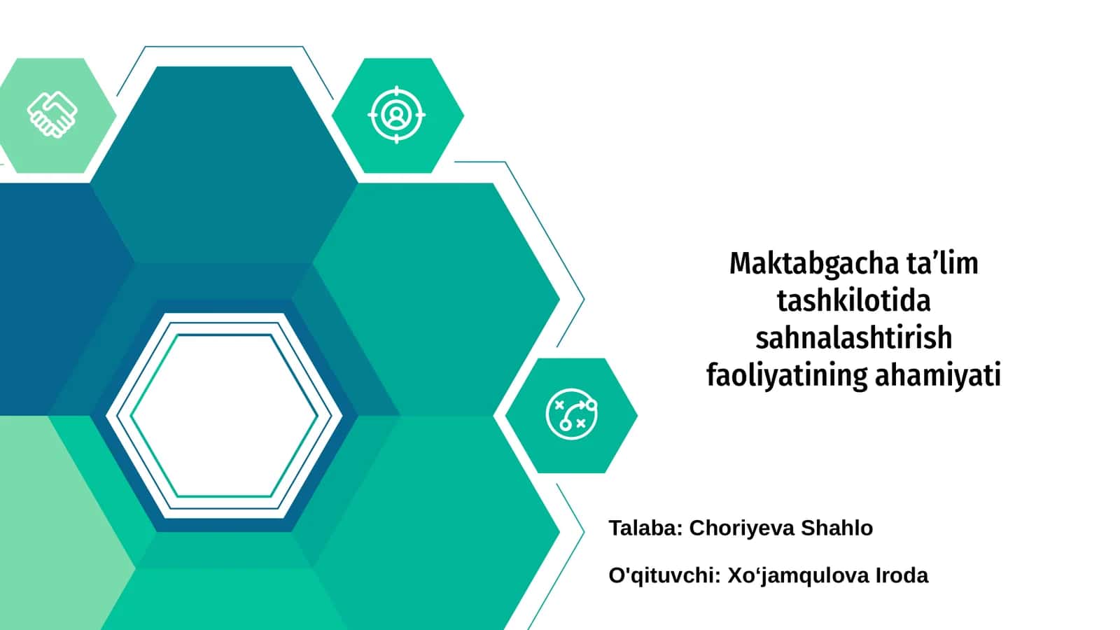 Maktabgacha ta’limda sahnalashtirish faoliyatining ahamiyati 1