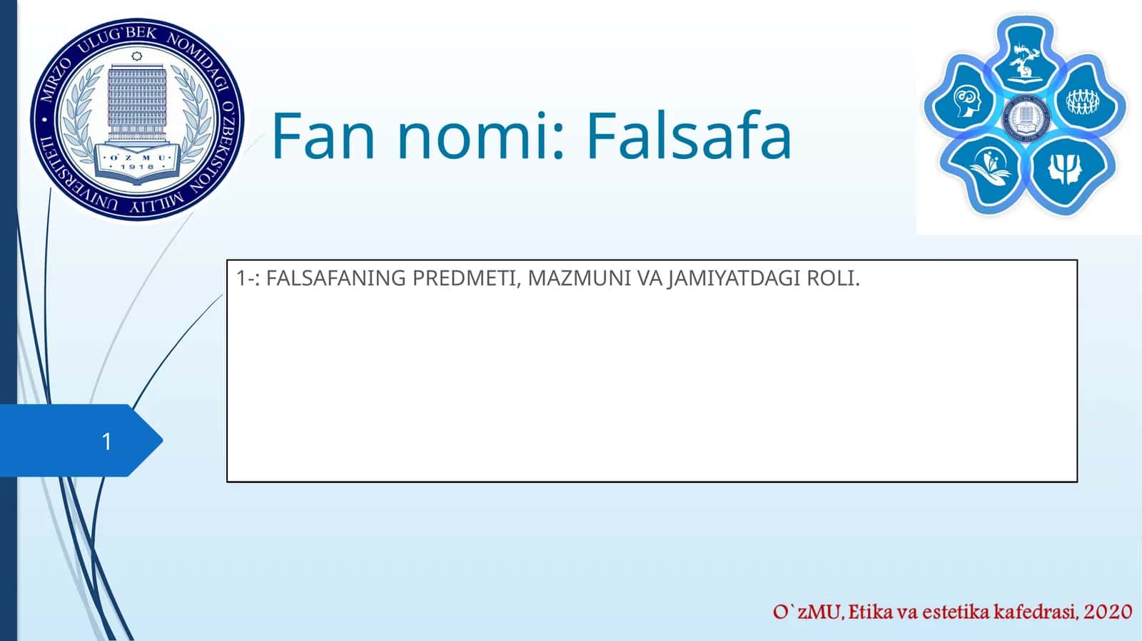 Falsafa 1