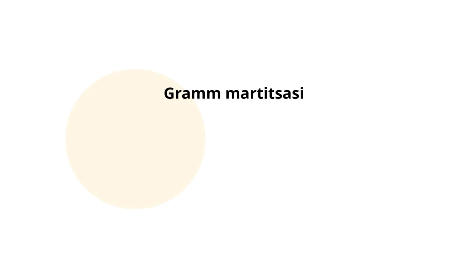 Gramm martitsasi 1