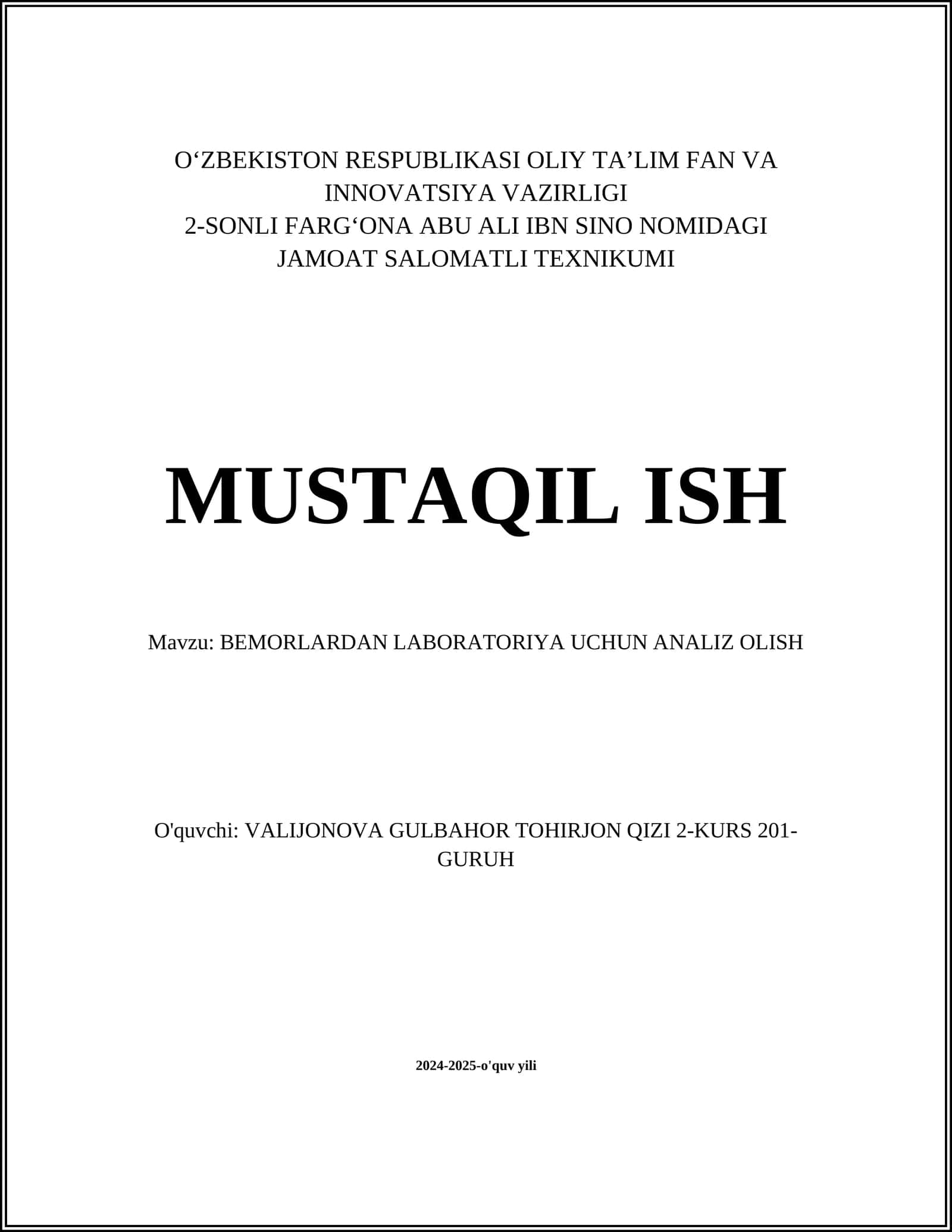 Biomaterial olish tartiblari 1