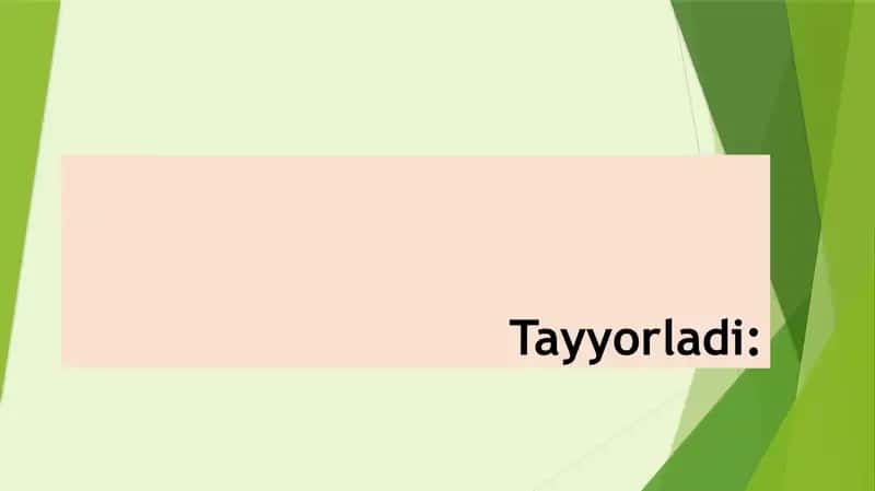 Taqdimot. Mavzu: Turizmda joylashtirish va ovqatlantirish sektori. 1