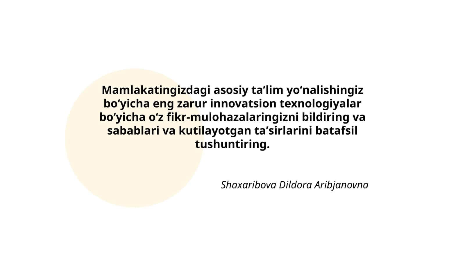 Asosiy taʼlim innovatsiyalari 1