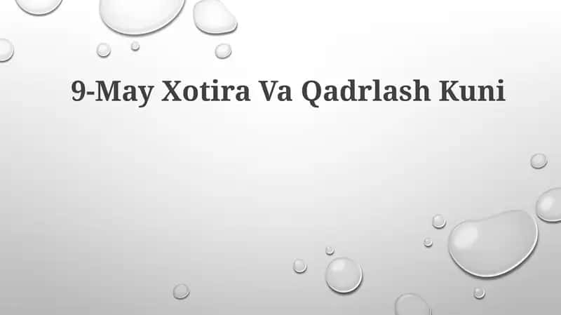 9-May Xotira VaQadrlashKuni 1