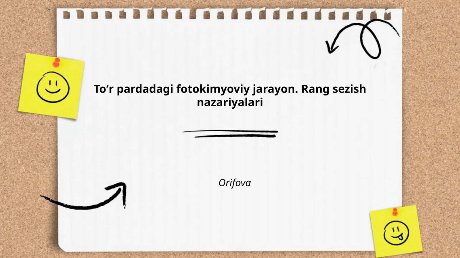 Fotokimyoviy jarayonlar 1