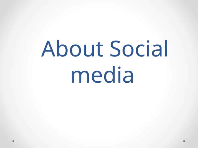 Social Media 1