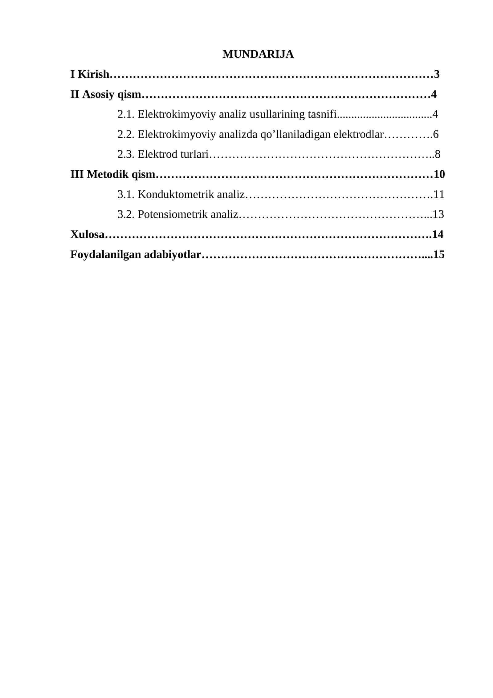 Tahlilning elektrokimyoviy usullari 1