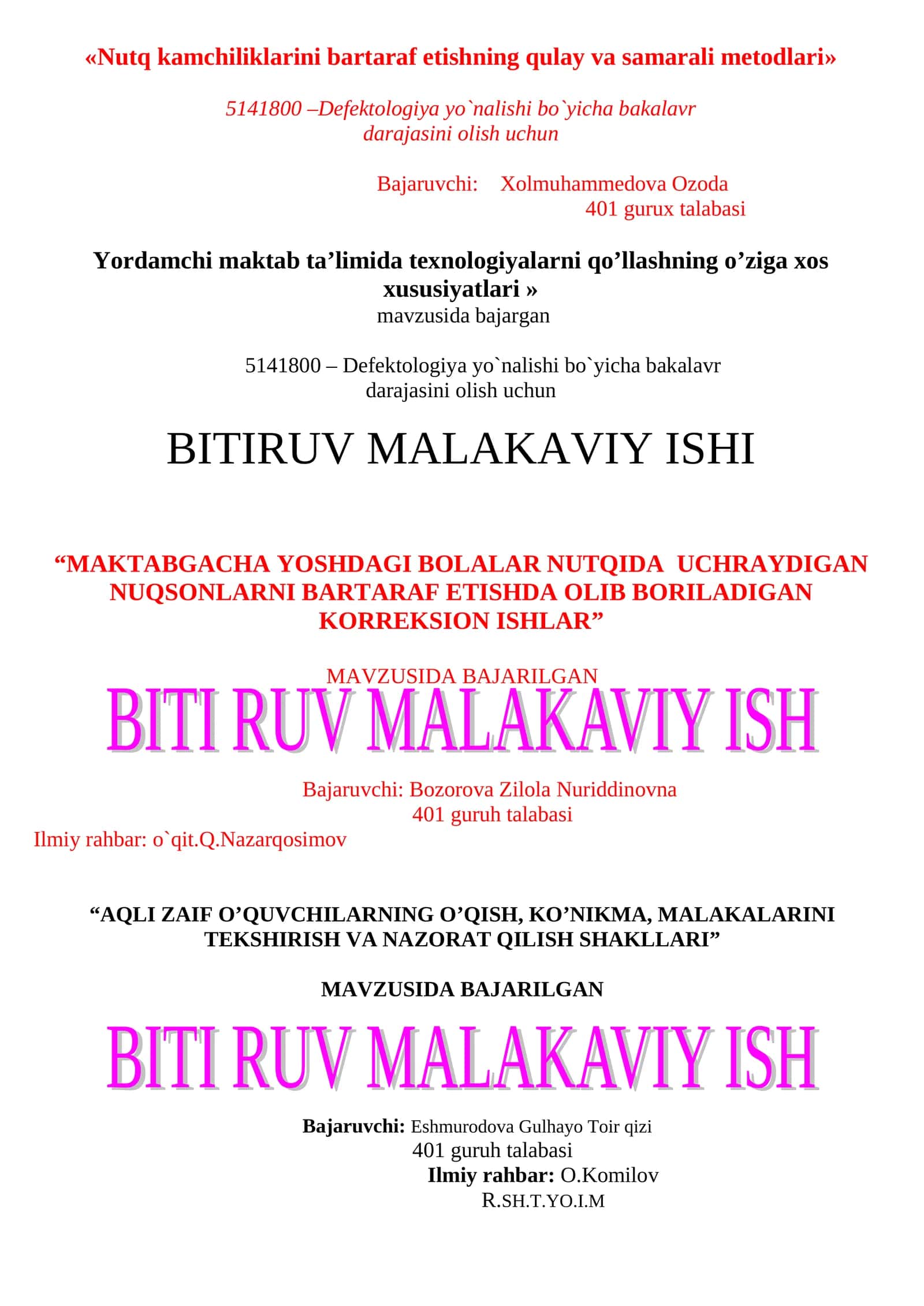 Nutq kamchiliklarini bartaraf etishning qulay va samarali metodlari 1