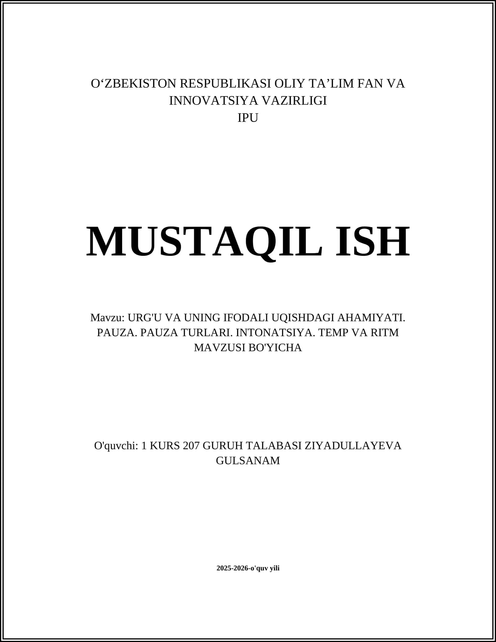 URG'U VA UNING IFODALI UQISHDAGI AHAMIYATI 1