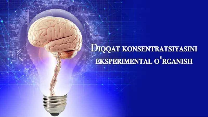Diqqat konsentratsiyasini eksperimental o‘rganish 1