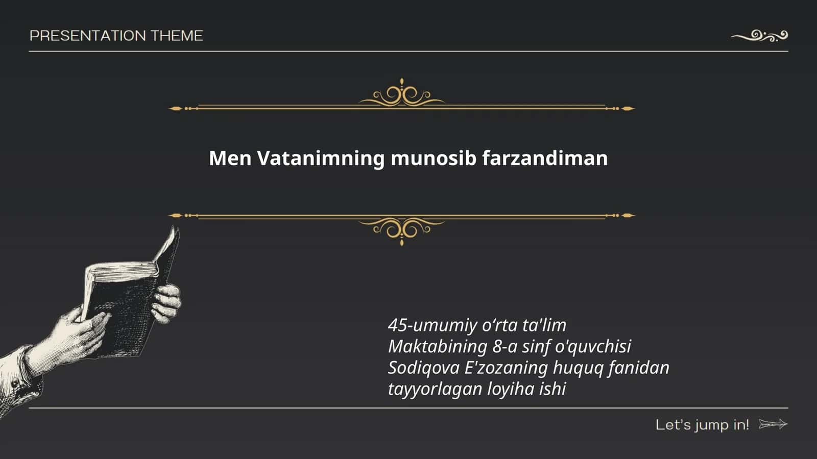 Vatanimning munosib farzandiman 1