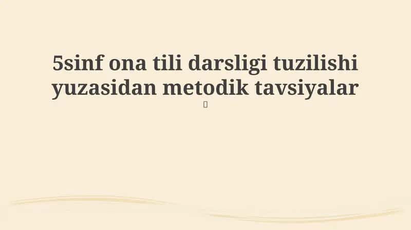 5-sinf ona tili darsligi 1