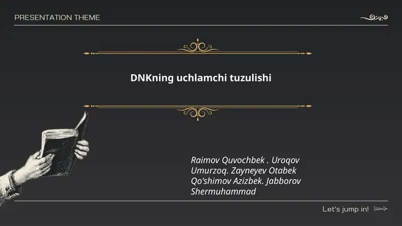 DNKning uchlamchi tuzulishi 1