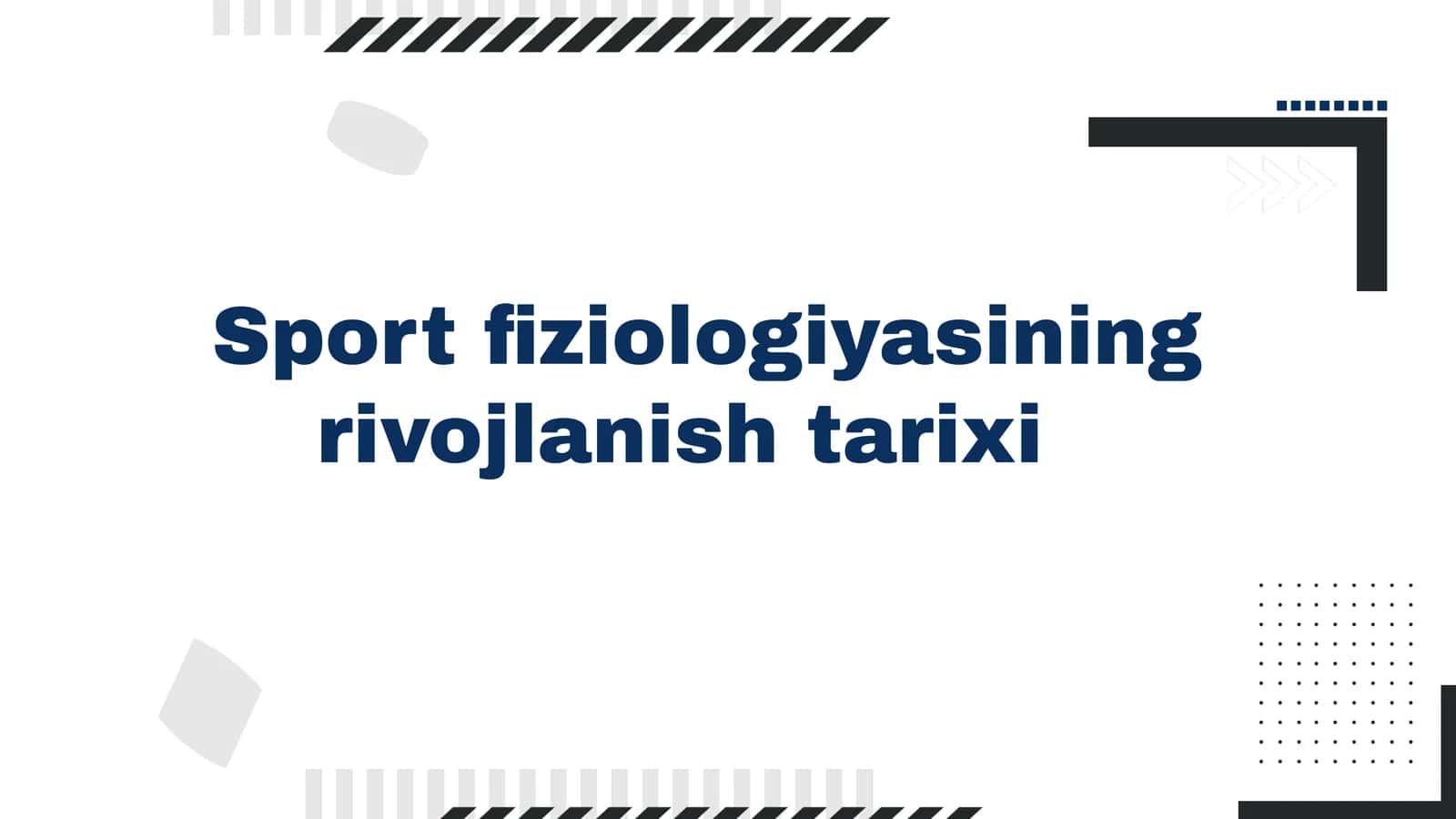 Sport fiziologiyasi 1
