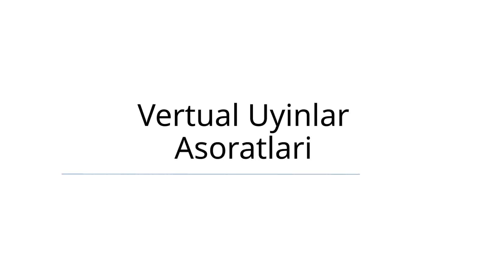 Vertual Uyinlar Asoratlari 1