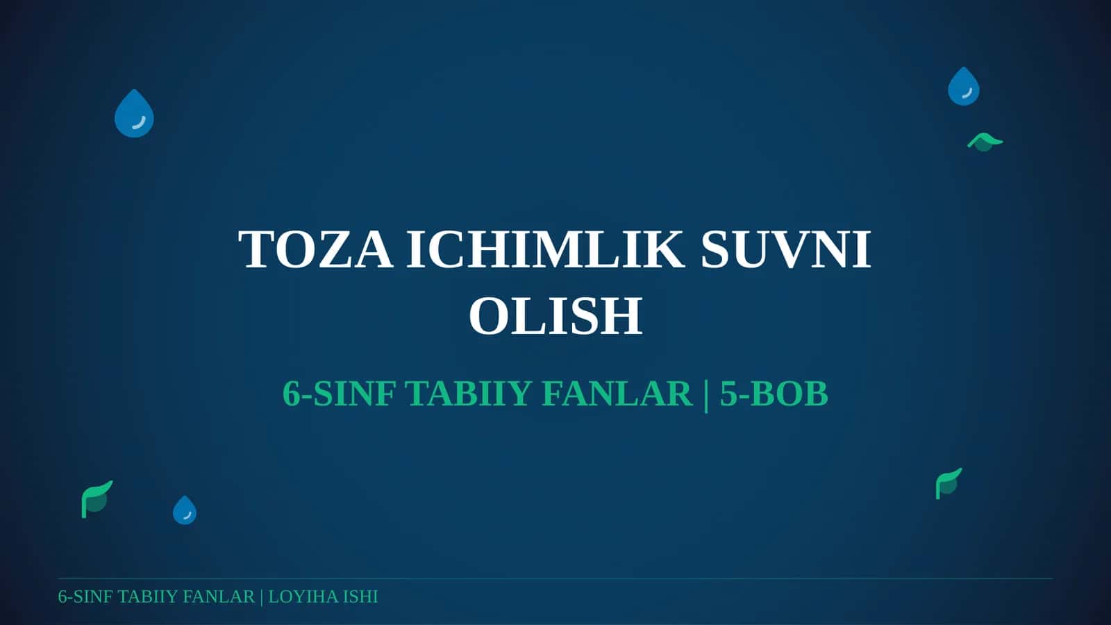 TOZA ICHIMLIK SUVNI OLISH 1