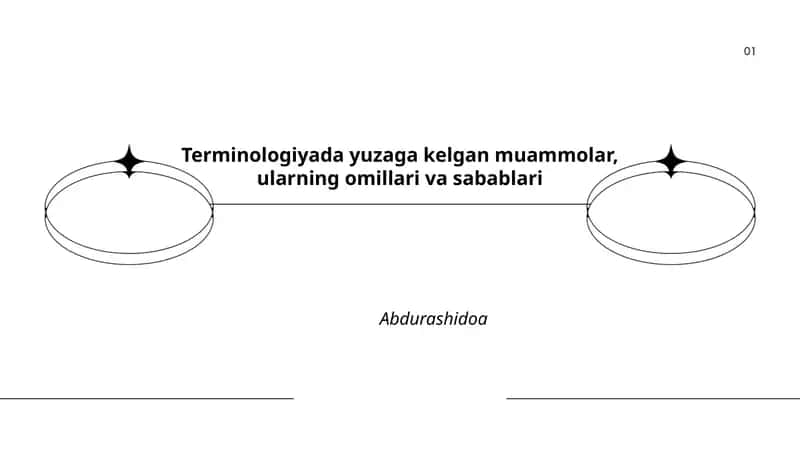 Terminologiyada yuzaga kelgan muammolar, ularning omillari va sabablari 1