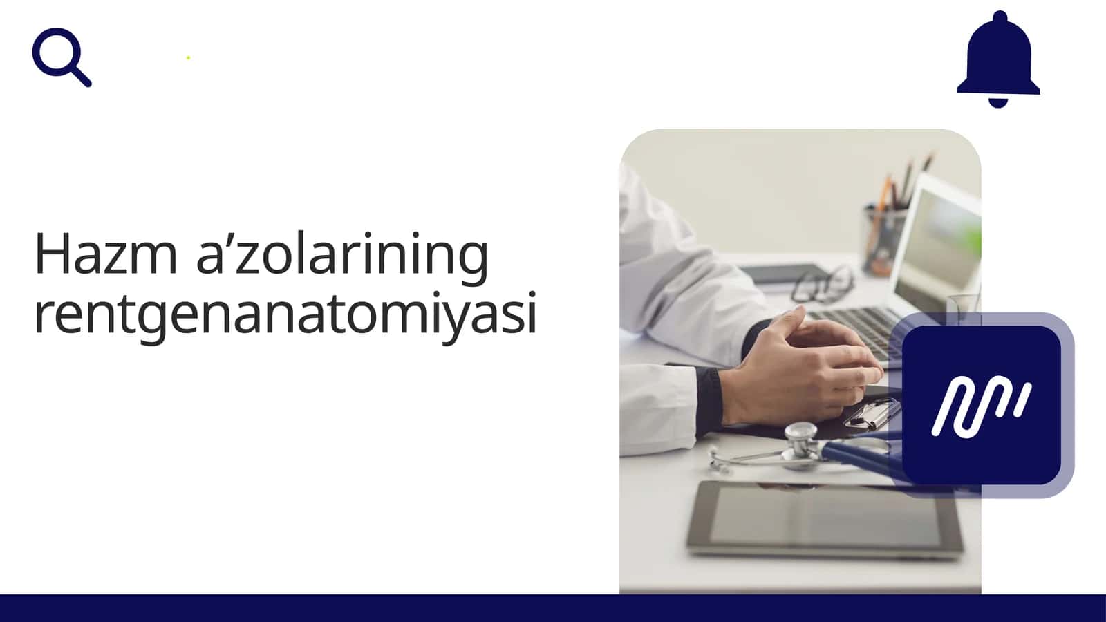 Hazm A'zolarining rentgenaanatomiyasi 1