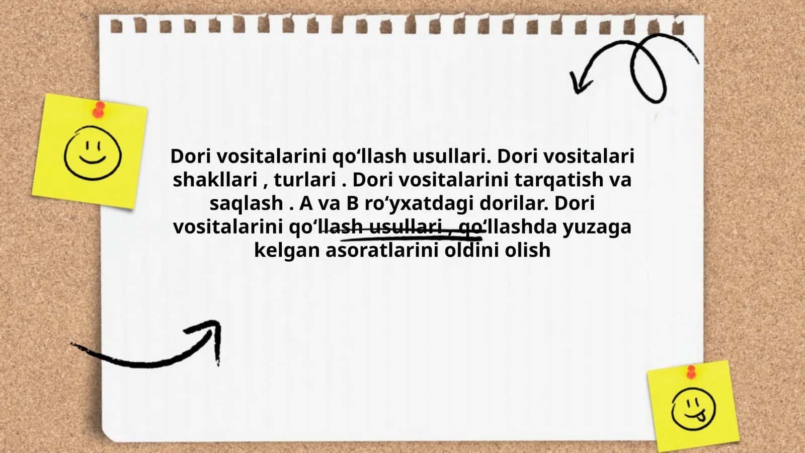 Dori vositalarini qoʻllash usullari 1