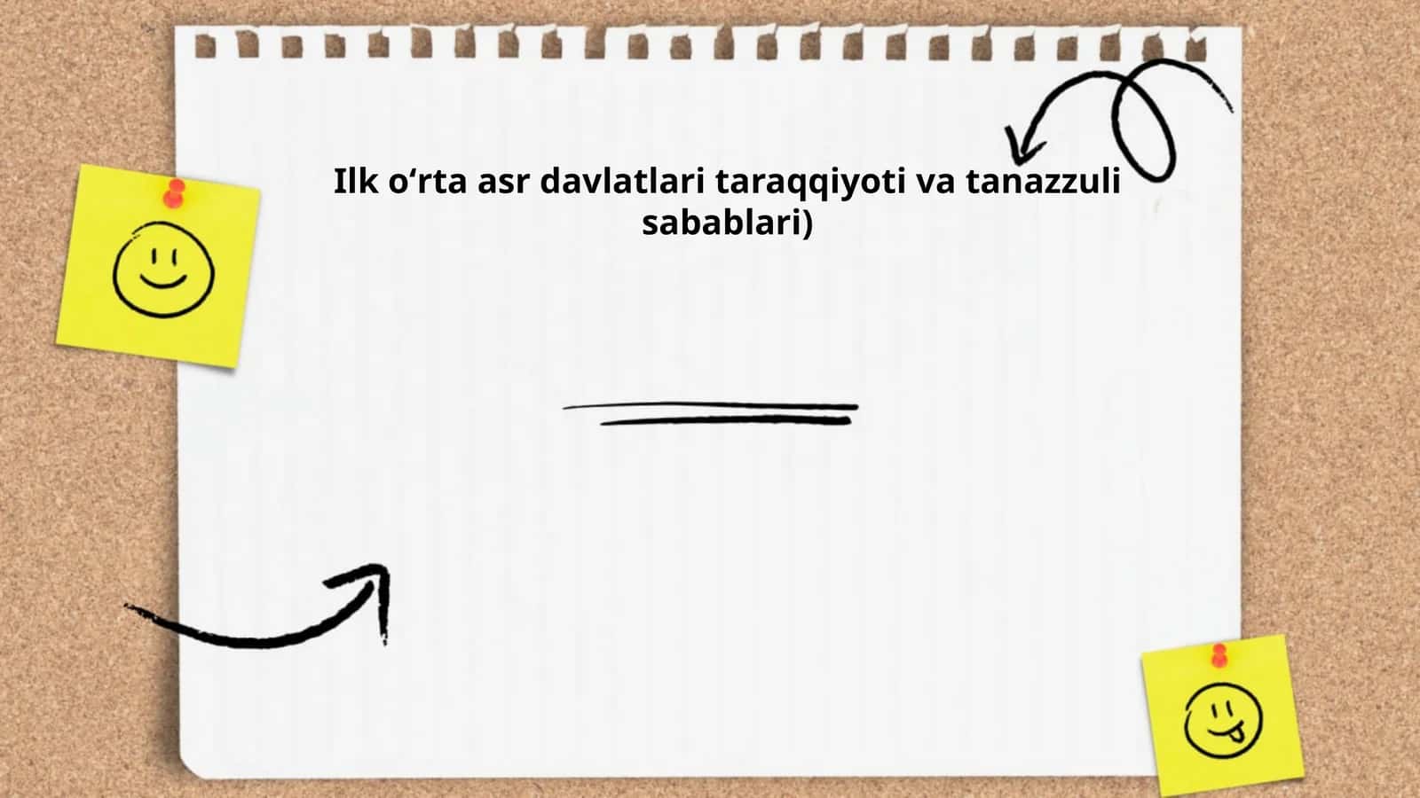 Ilk oʻrta asr davlatlari taraqqiyoti va tanazzuli sabablari 1