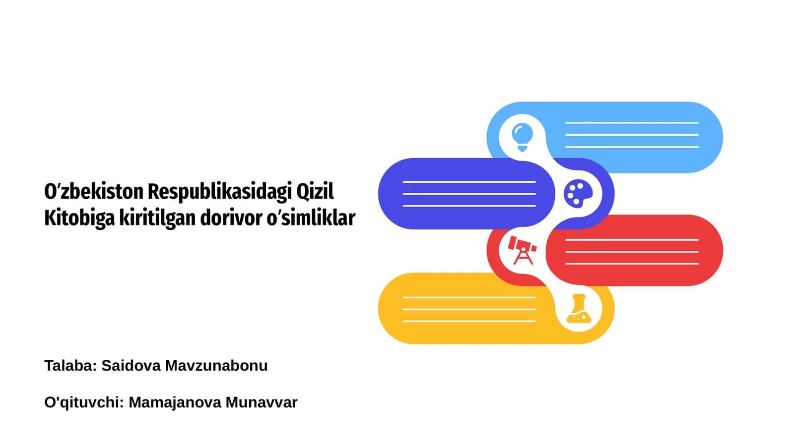 O’zbekiston Qizil Kitobiga kiritilgan dorivor o’simliklar 1