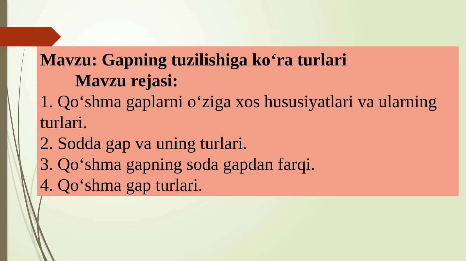 Gapning tuzilishiga ko'ra turlari 1
