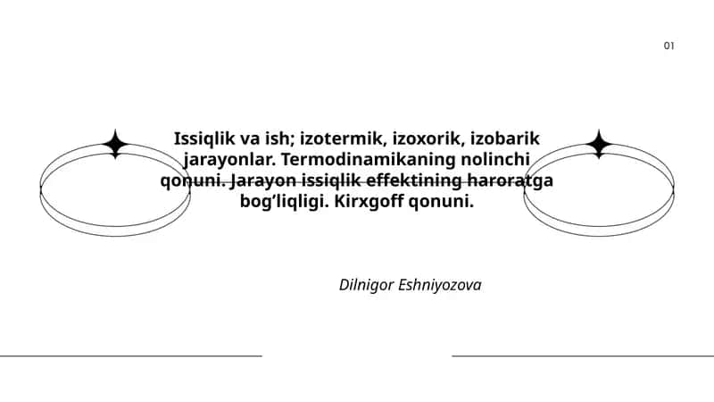 Issiqlik va ish 1