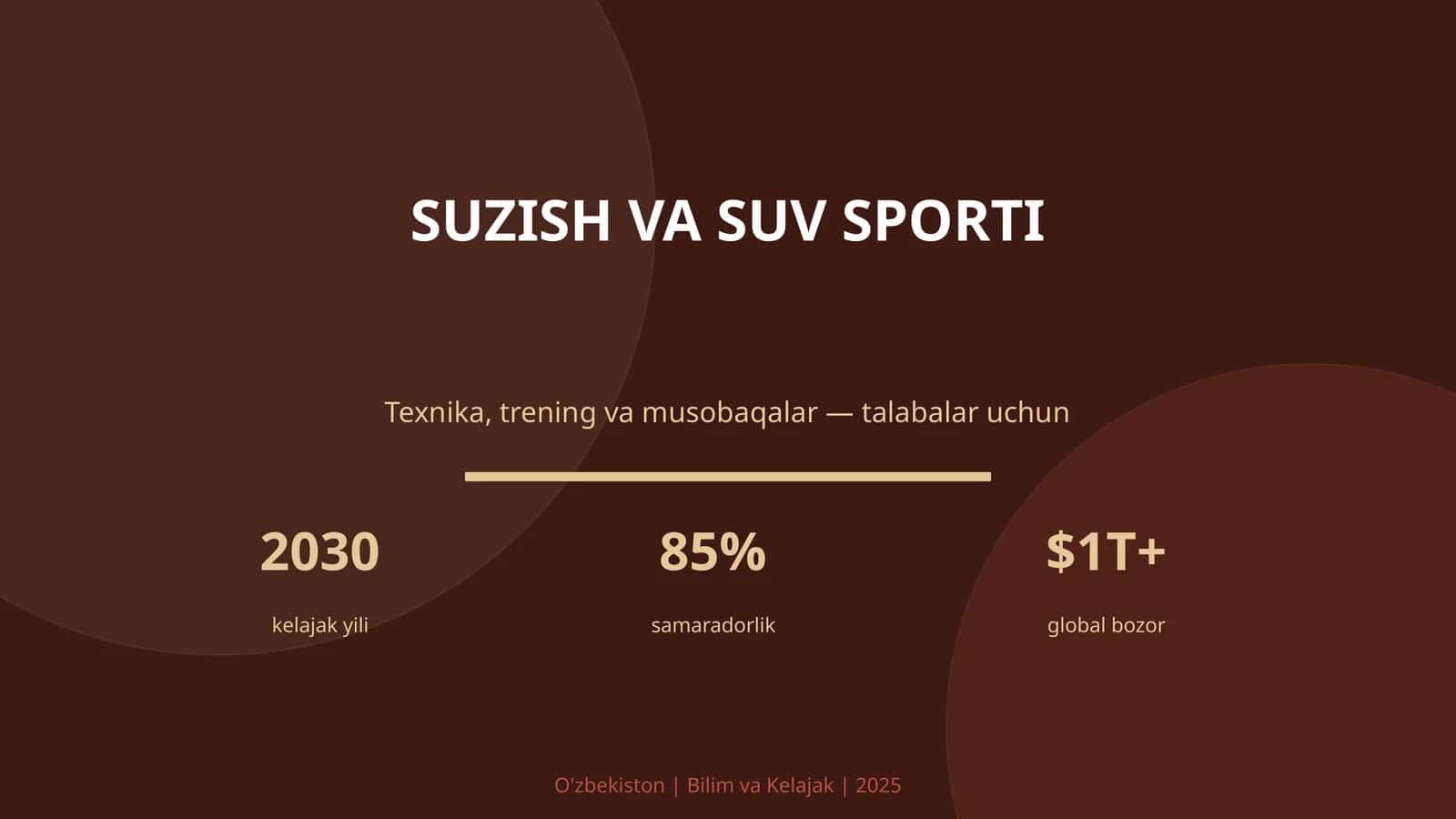 Suzish va suv sporti 1