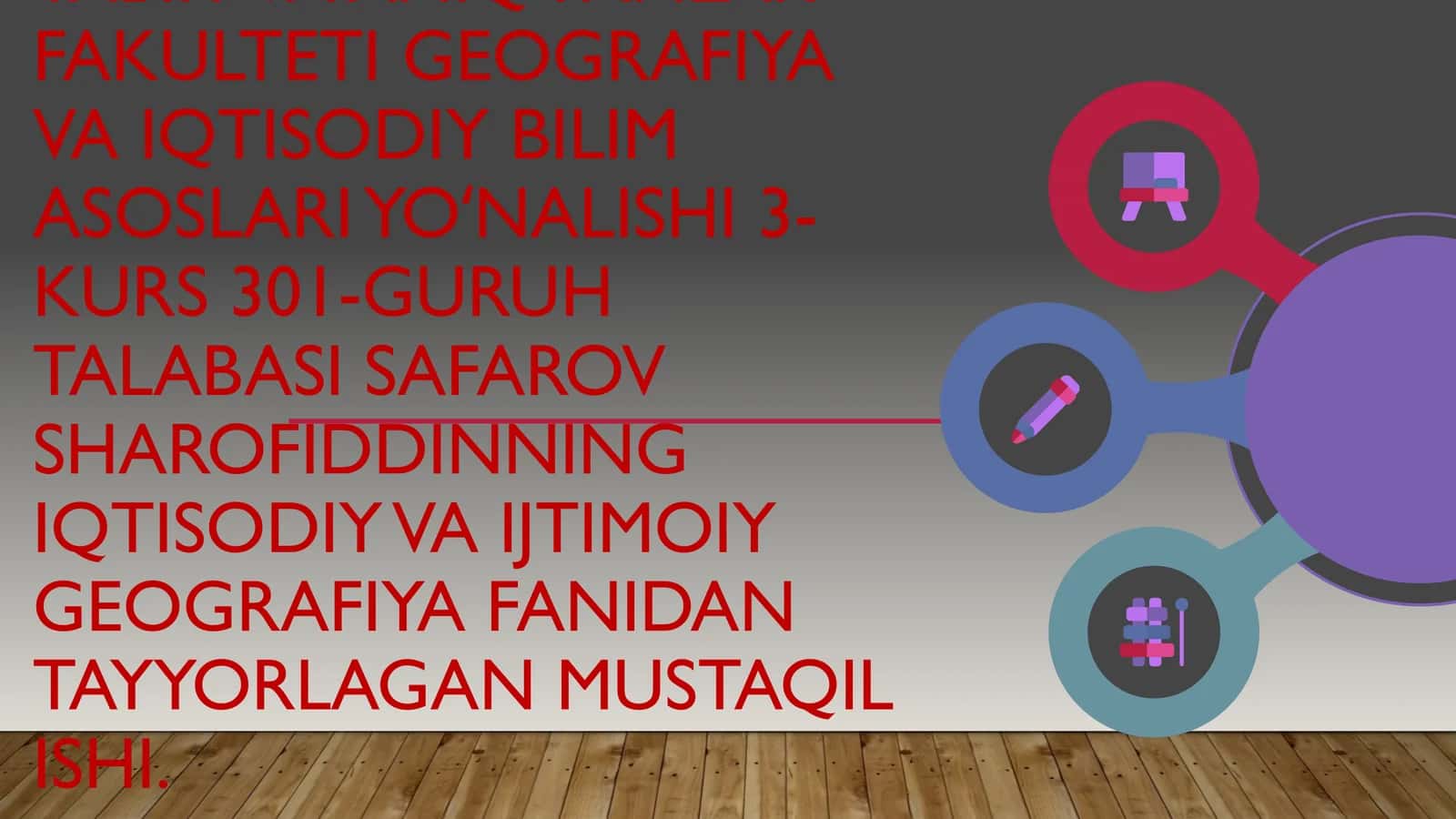 Iqtisodiy va ijtimoiy geografiya fanining shakllanishi 1