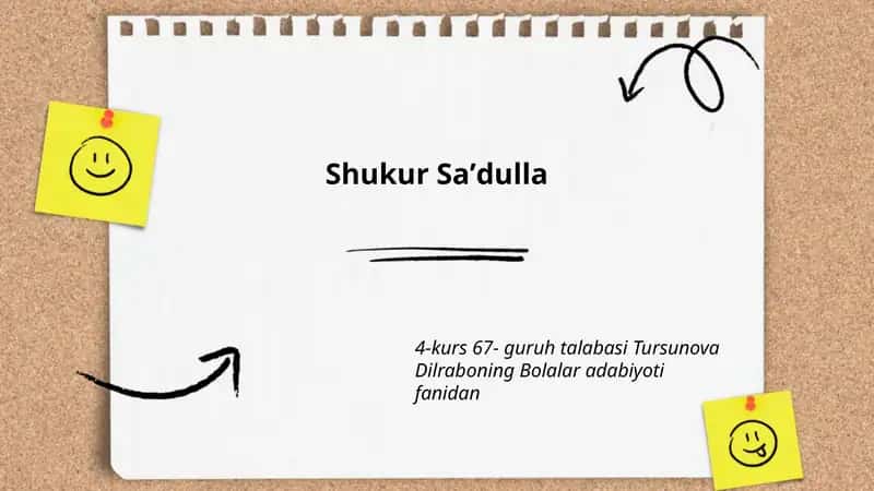Shukur Saʼdulla 1