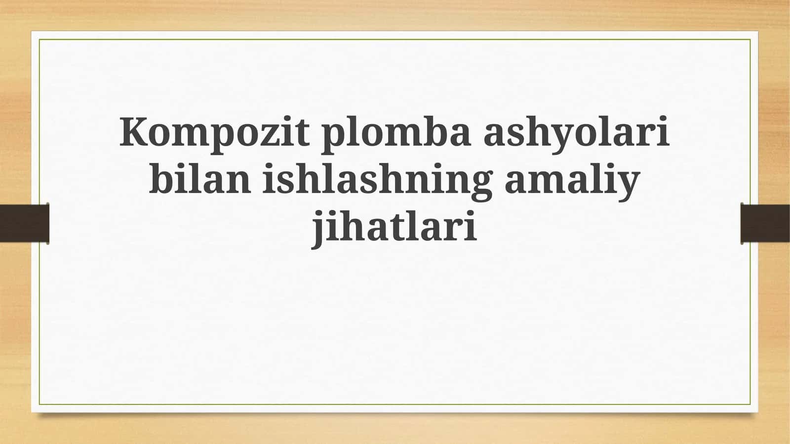 Kompozitplombaashyolaribilanishlashningamaliyjihatlari 1