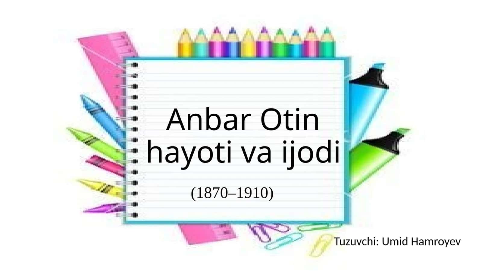 Anbar Otinhayotivaijodi 1