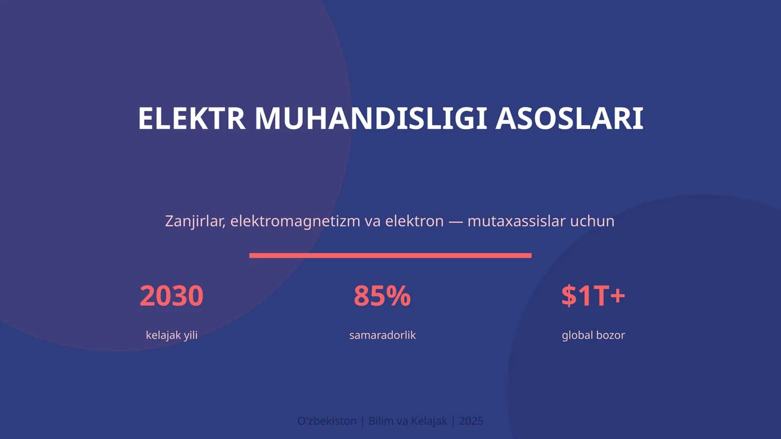 ELEKTR MUHANDISLIGI ASOSLARI 1