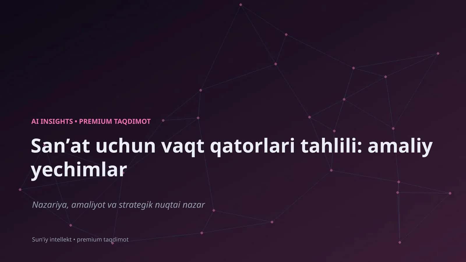 AI INSIGHTS • PREMIUM TAQDIMOT 1