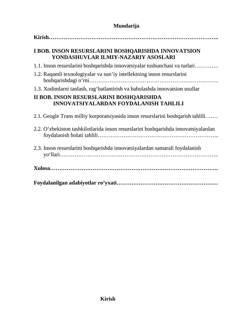 INSON RESURSLARINI BOSHQARISHDA INNOVATSION YONDASHUVLAR ILMIY-NAZARIY ASOSLARI 1