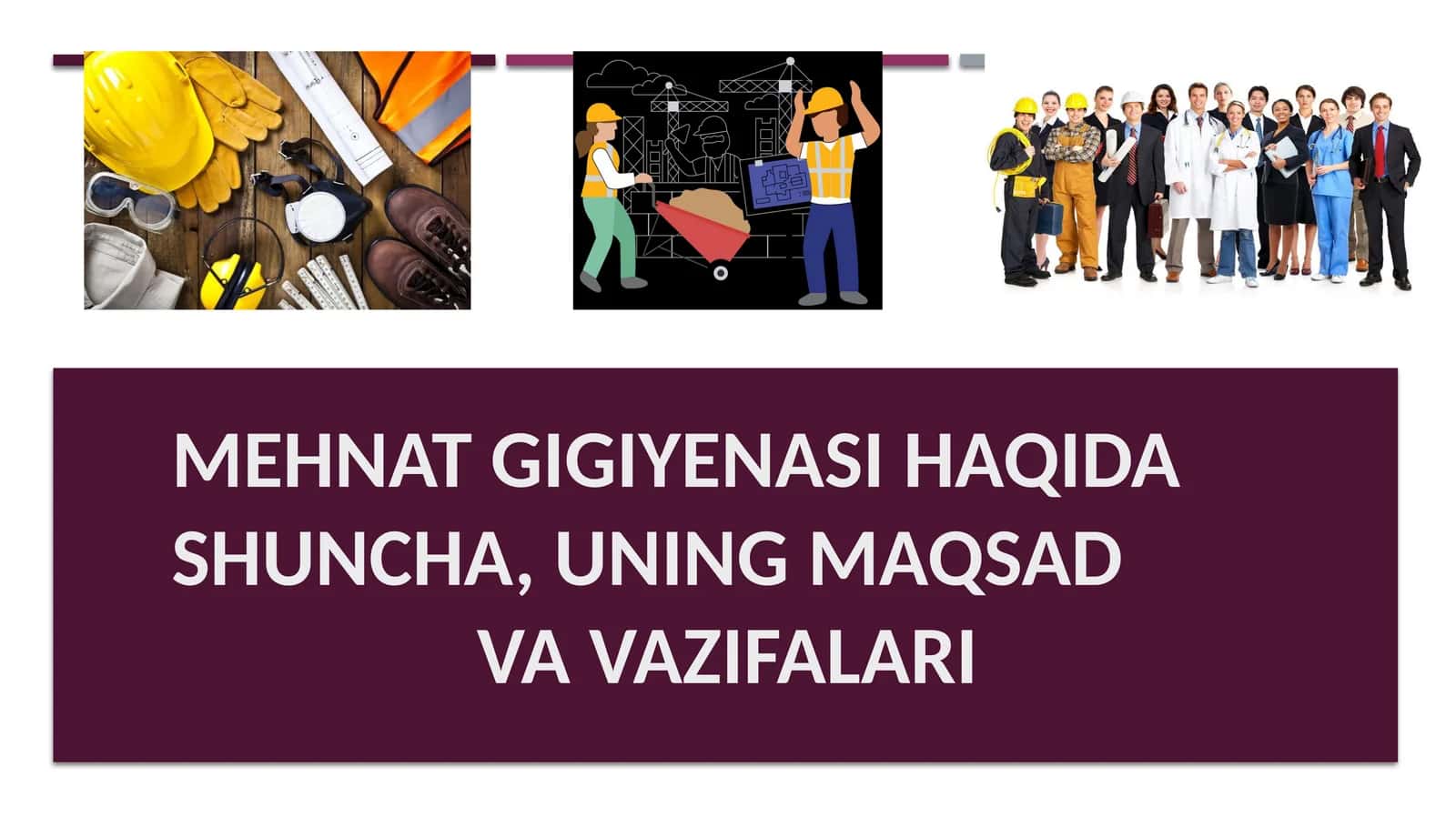 Mehnat gigiyenasi haqida 1