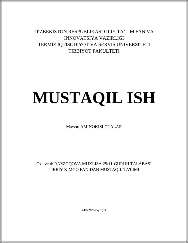 Aminokislotalar 1