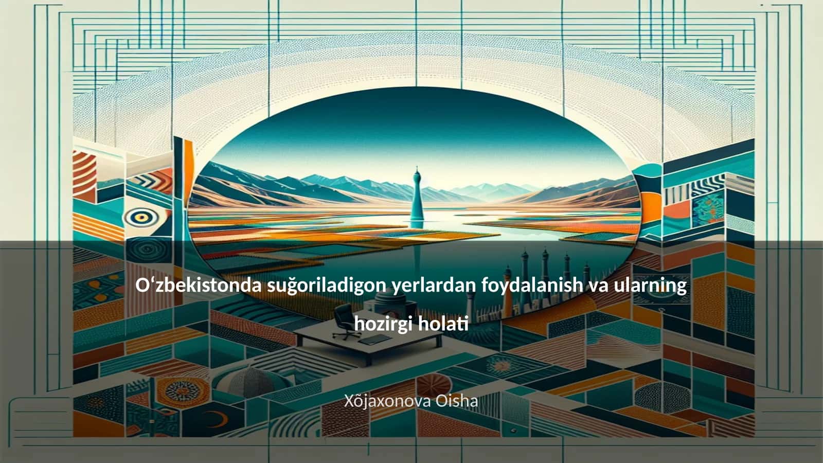 Oʻzbekistonda suğoriladigon yerlardan foydalanish va ularning hozirgi holati 1