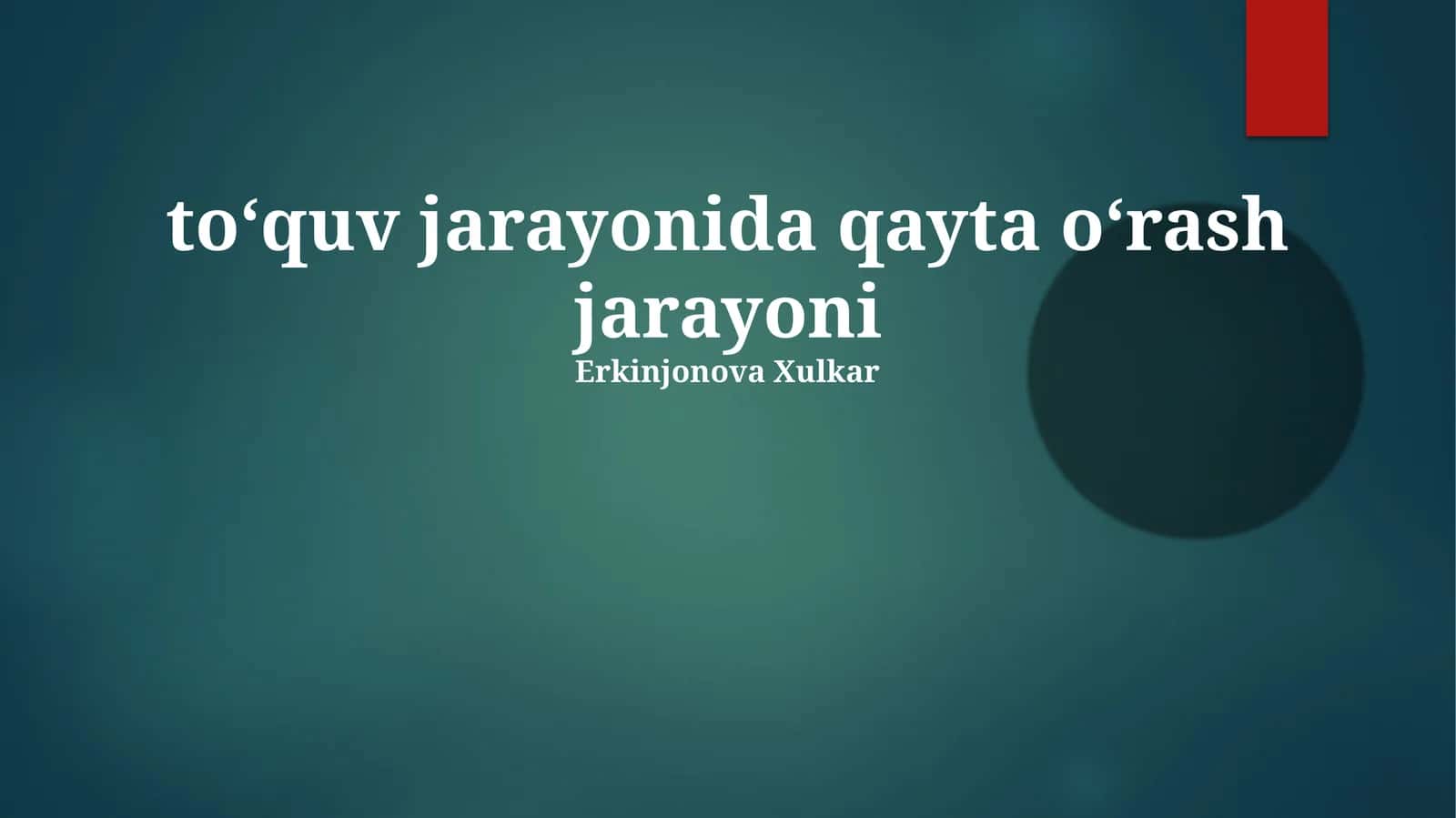 To'qish jarayonidagi orqaga o'rash jarayoni 1