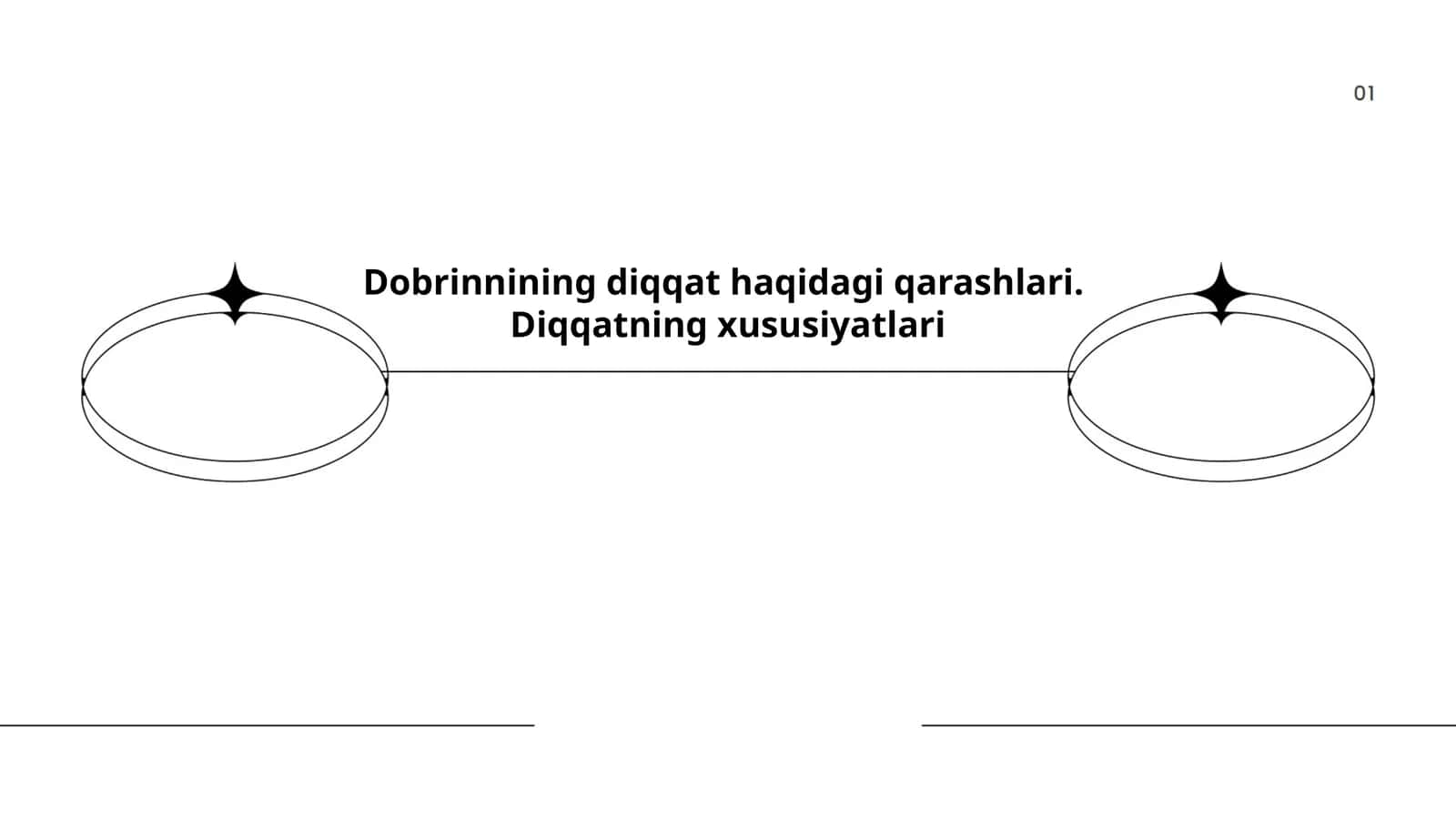 Dobrinnining diqqat haqidagi qarashlari. Diqqatning xususiyatlari 1