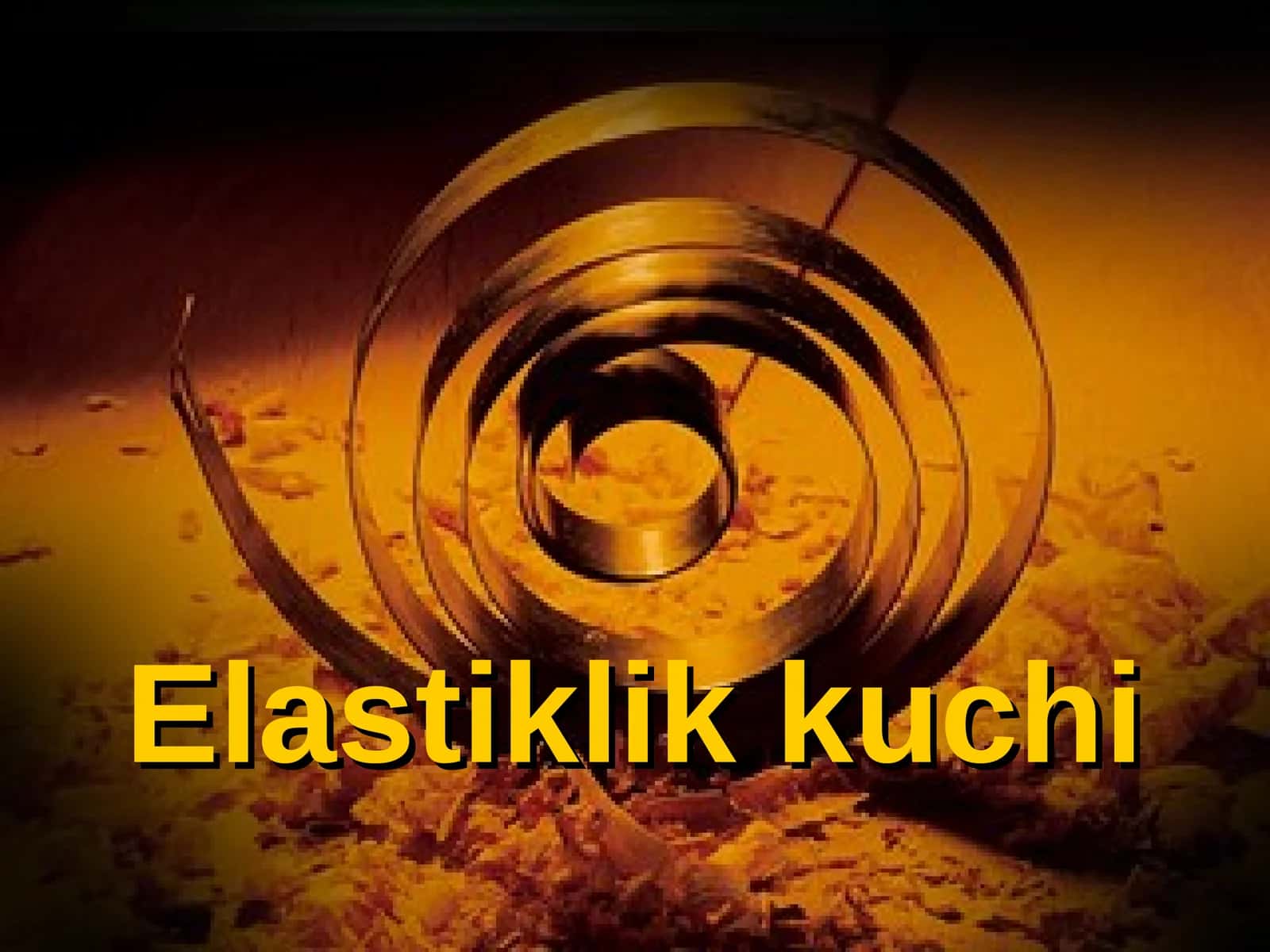 Elastiklik kuchi 1