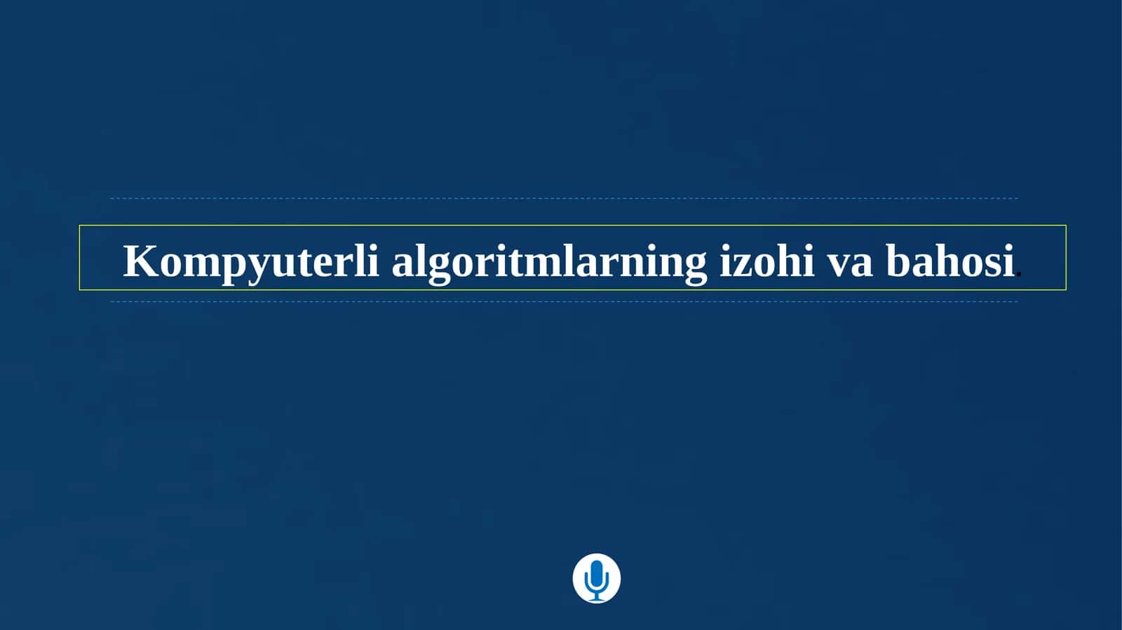 Tilning bazaviy tushunchalari 1