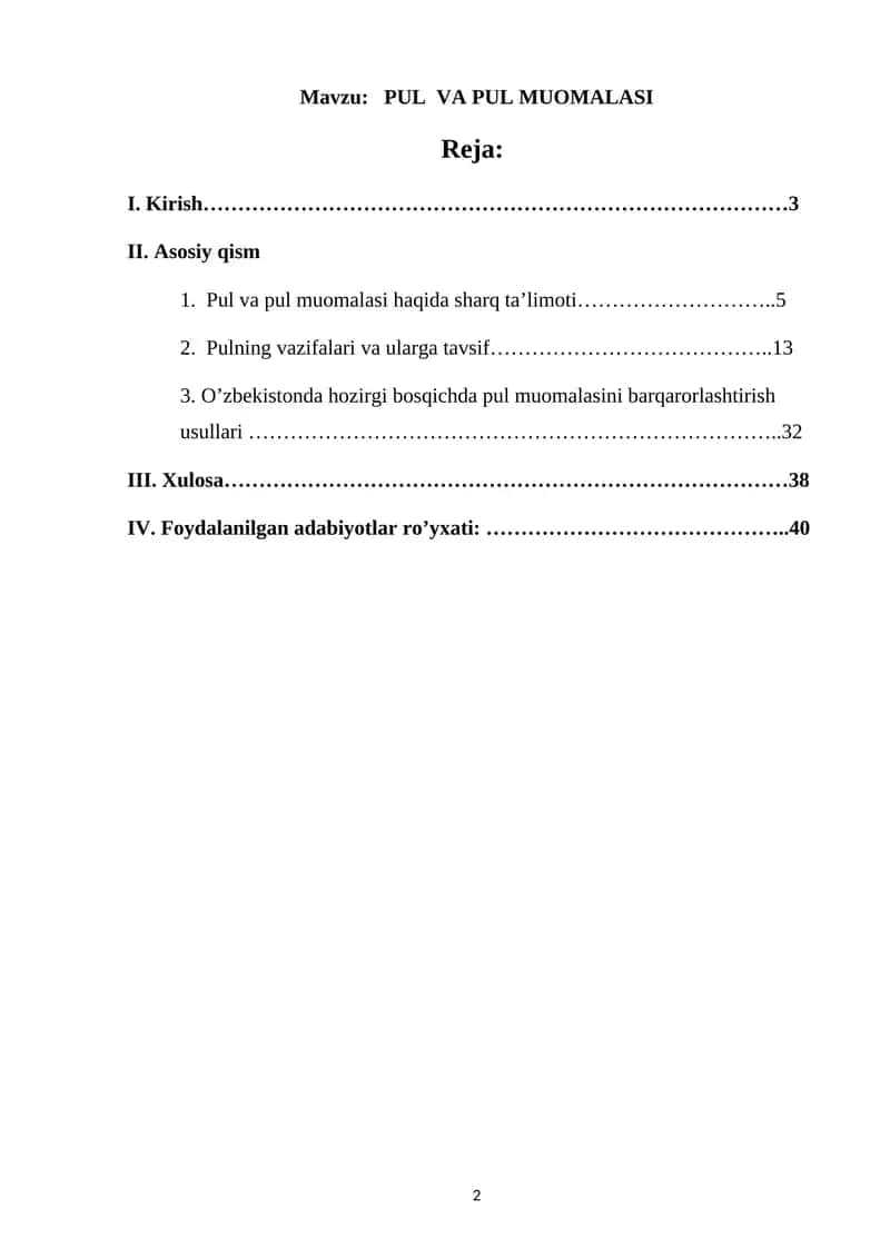 PUL VA PUL MUOMALASI 1