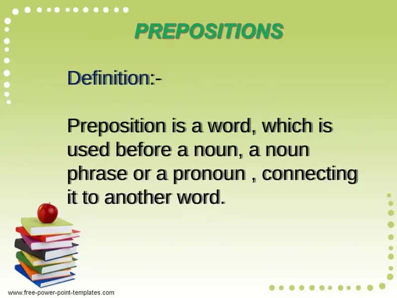Prepositions 1