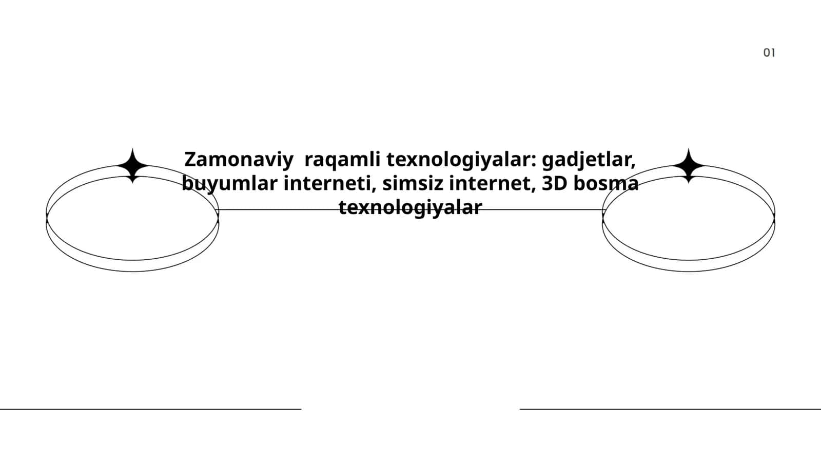 Zamonaviy raqamli texnologiyalar 1