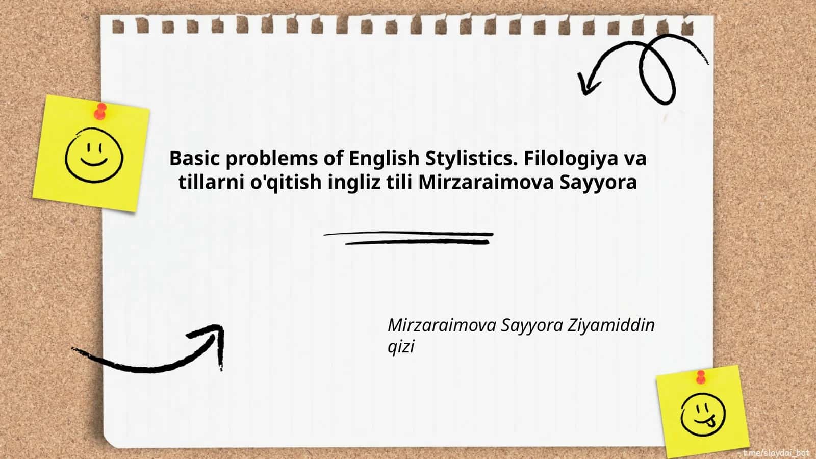 Basic problems of English Stylistics 1