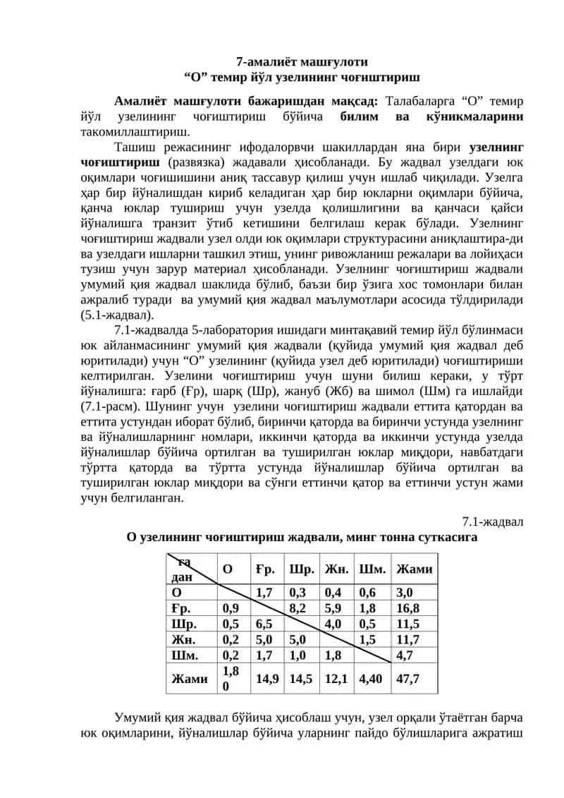 7-амалиёт машғулоти 1