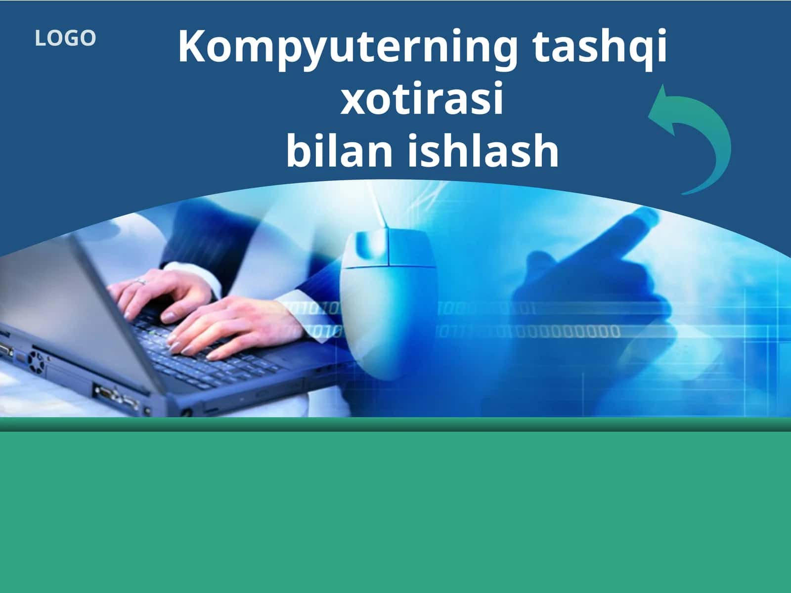 Kompyuterning tashqi xotirasi bilan ishlash 1