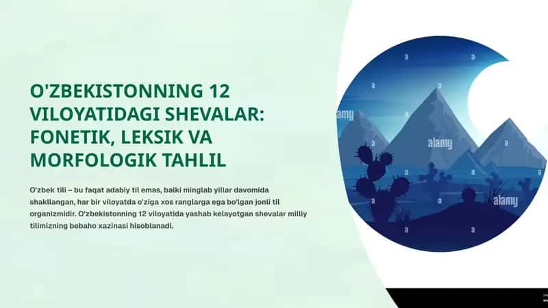 SHEVALAR: FONETIK, LEKSIK VA MORFOLOGIK TAHLIL 1