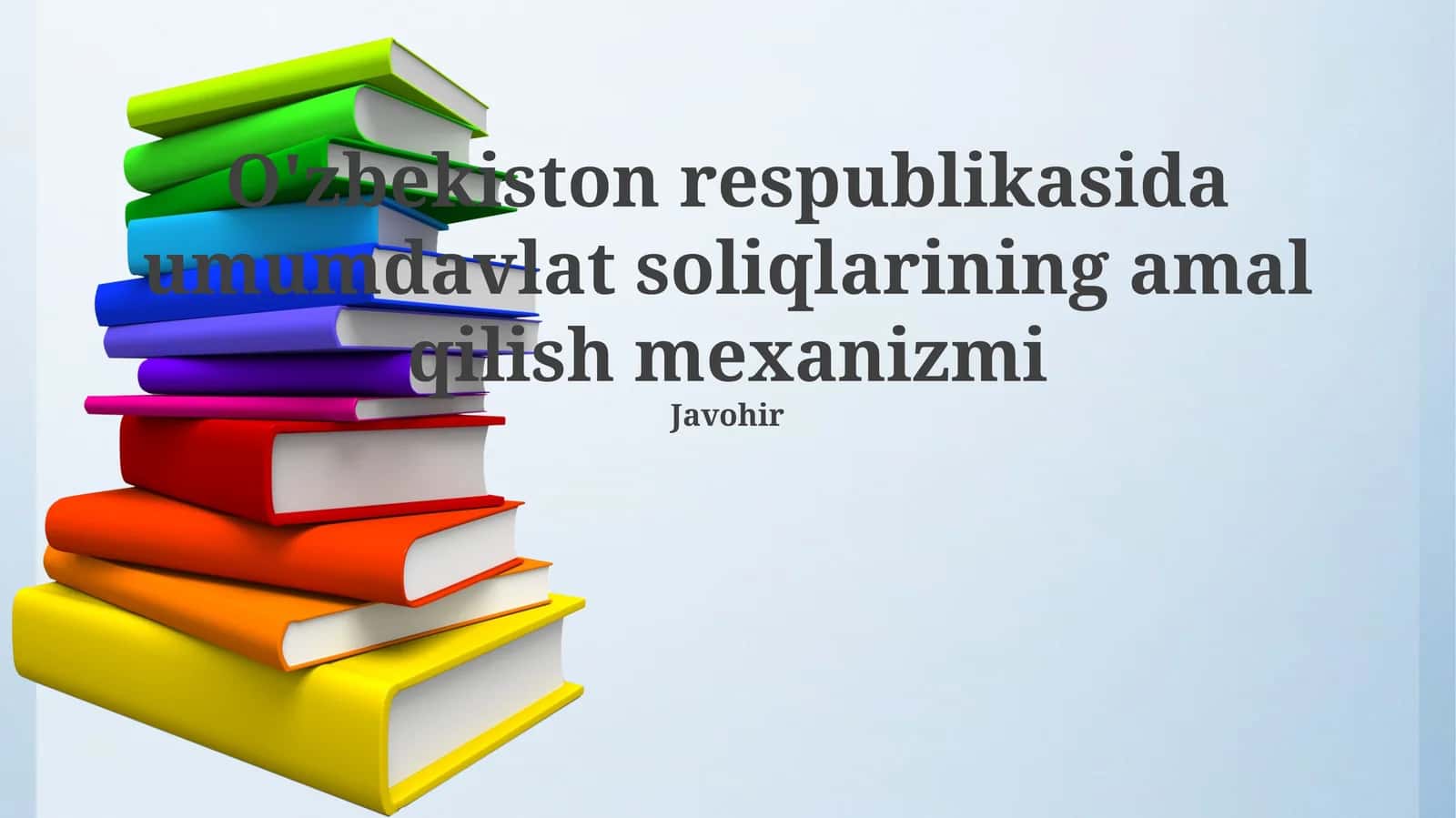 Umumdavlat soliqlari 1
